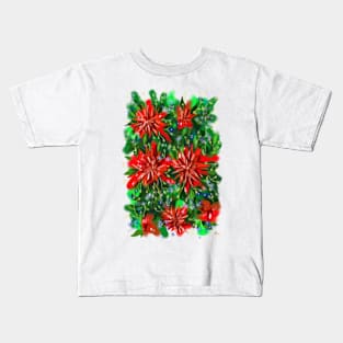 Red flowers Kids T-Shirt